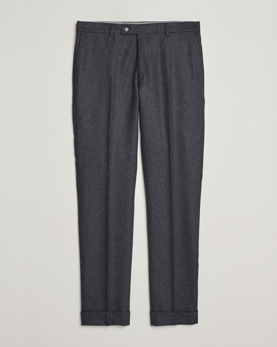 Mies | Flanellihousut | Morris Heritage | Jack Flannel Trousers Grey