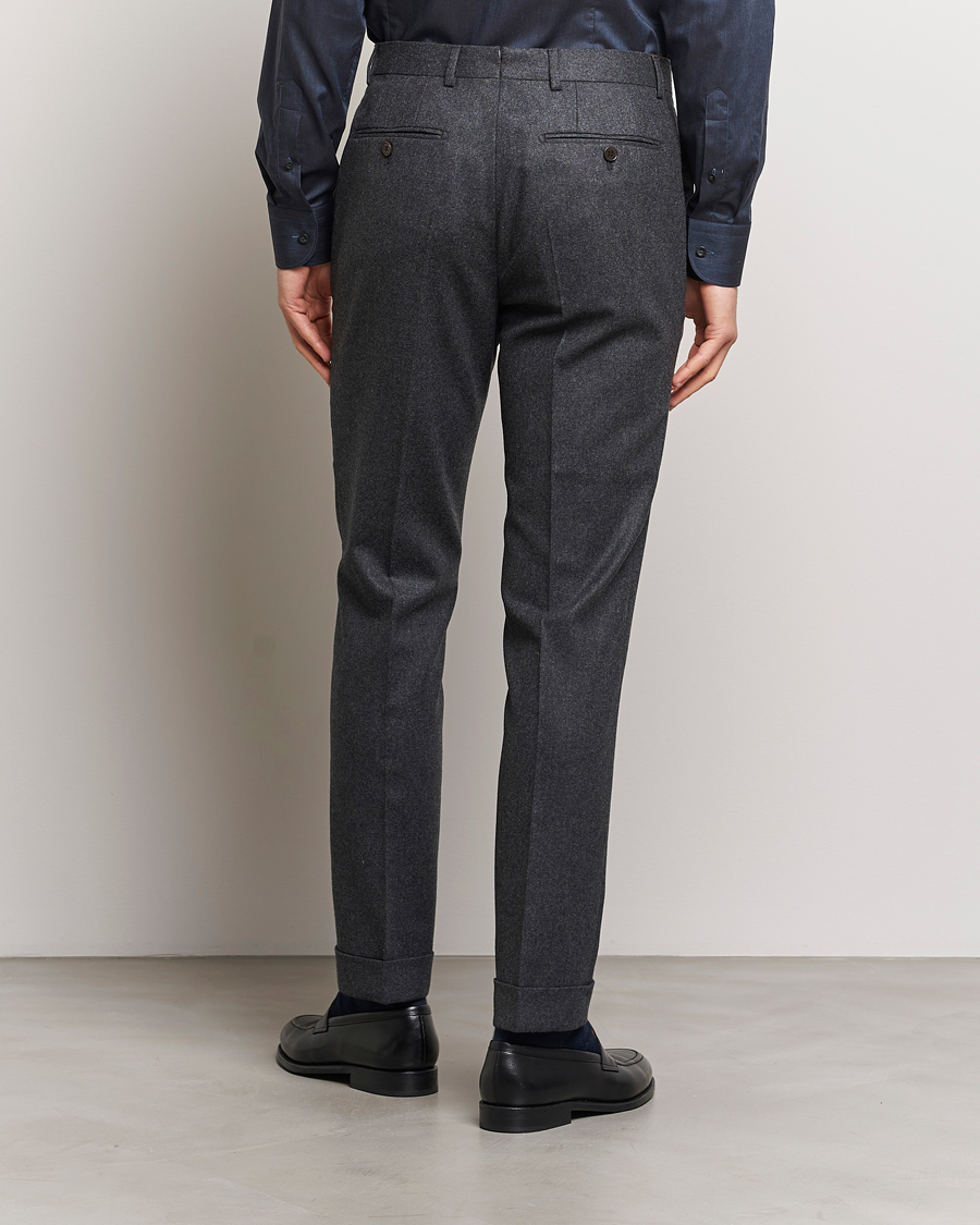 Mies | Housut | Morris Heritage | Jack Flannel Trousers Grey