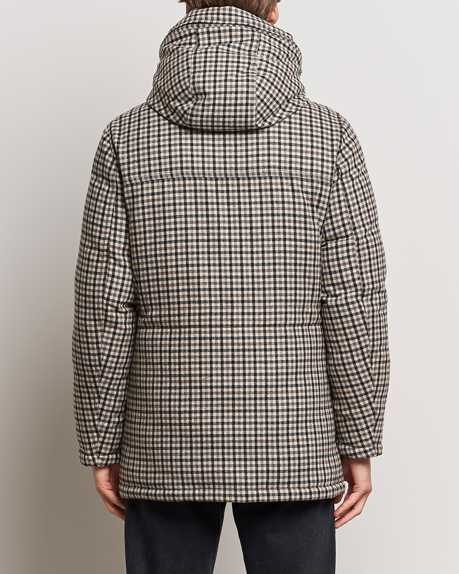 Mies | Takit | Woolrich | Wool Arctic Parka Cream Check