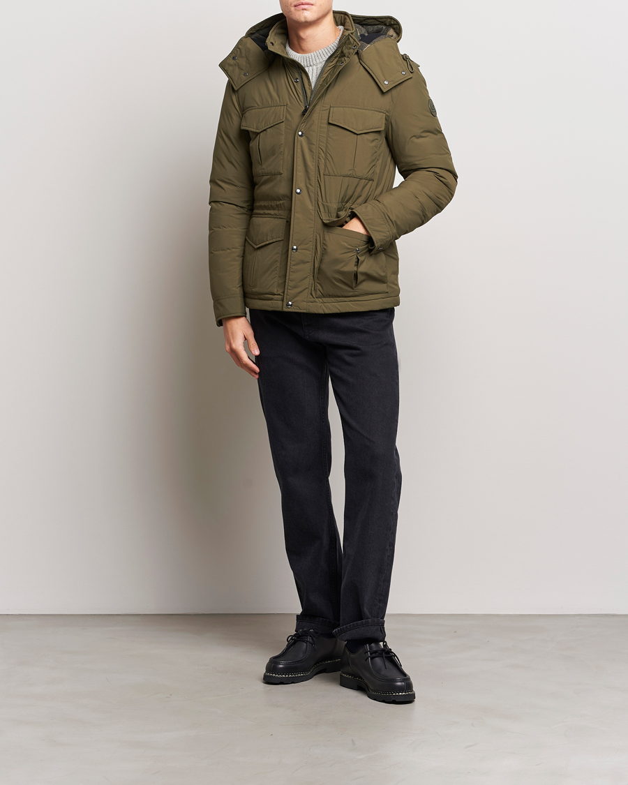 Mies | Takit | Woolrich | Aleutian Padded Field Jacket Dark Green