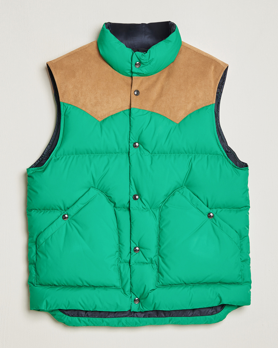 Mies | Takit | Woolrich | Western Down Vest Kelly Green