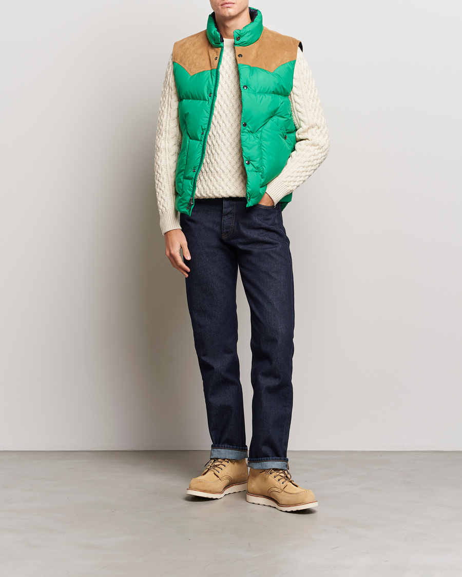 Mies | Takit | Woolrich | Western Down Vest Kelly Green