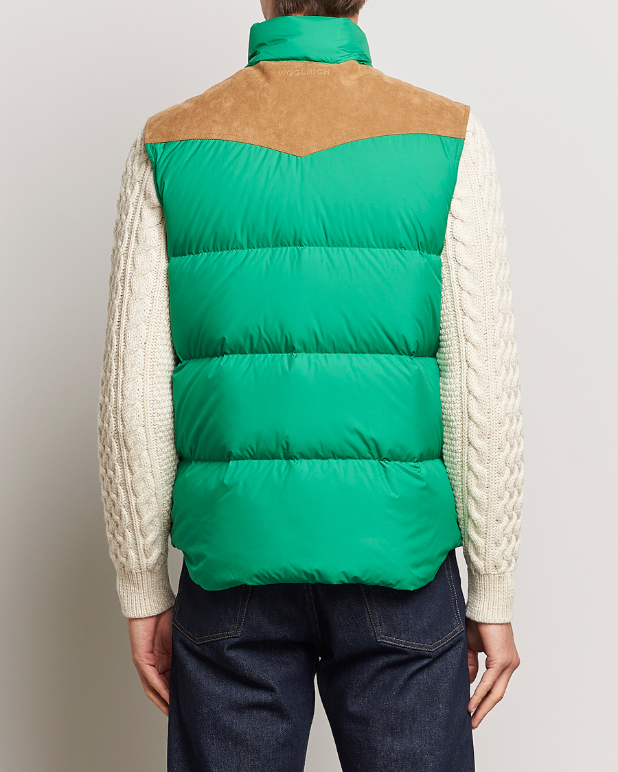Mies | Takit | Woolrich | Western Down Vest Kelly Green