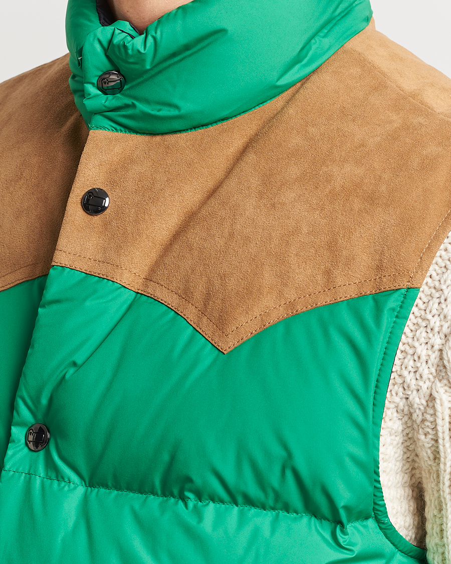 Mies | Takit | Woolrich | Western Down Vest Kelly Green