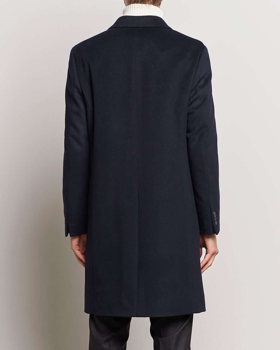 Mies | Takit | Oscar Jacobson | Shaw Wool/Cashmere Coat Navy