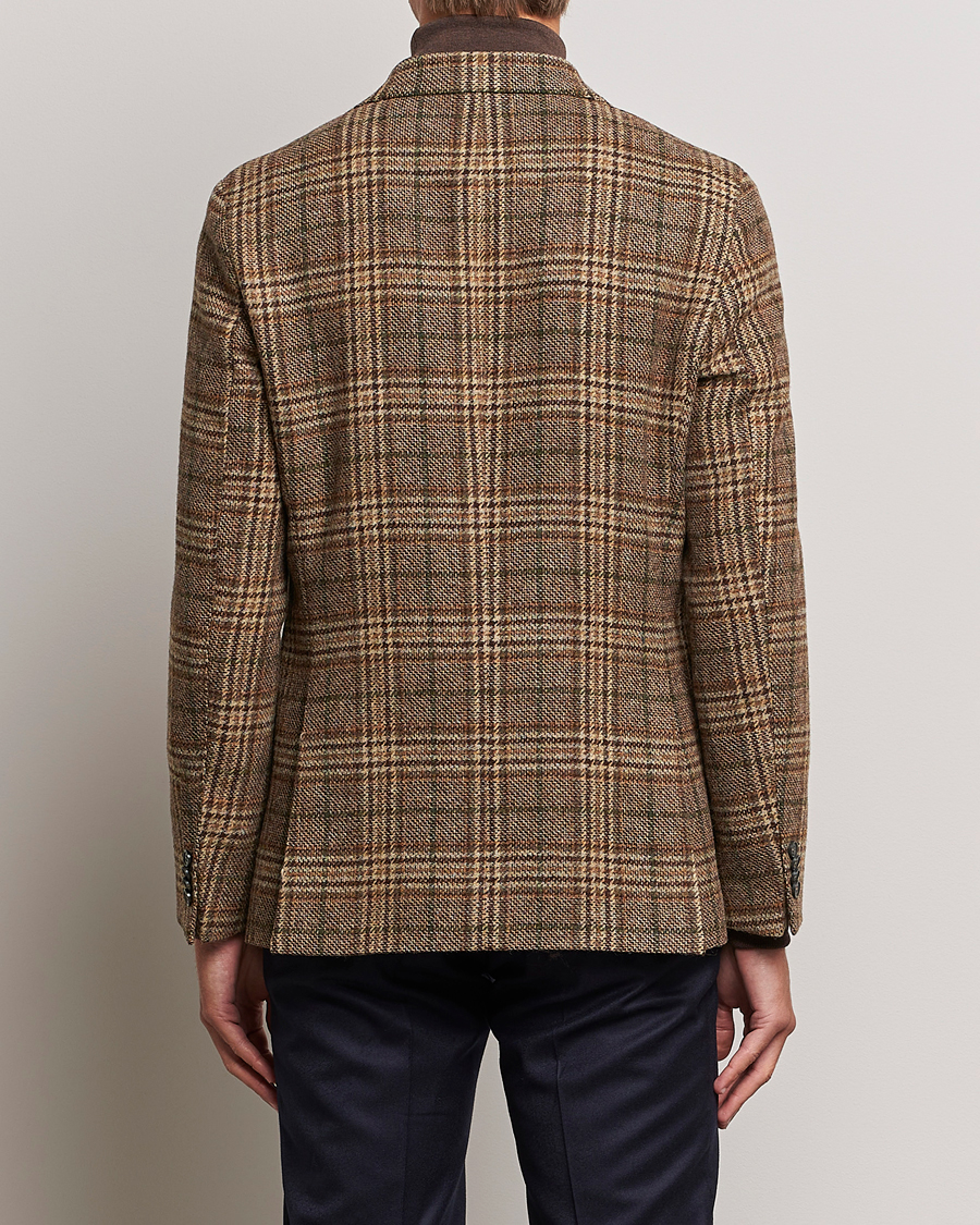 Mies | Pikkutakit | Oscar Jacobson | Fogerty Soft Checked Wool Blazer Brown