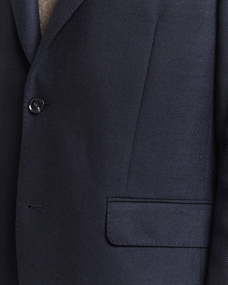 Mies | Pikkutakit | Oscar Jacobson | Fogerty Structured Wool Blazer Navy