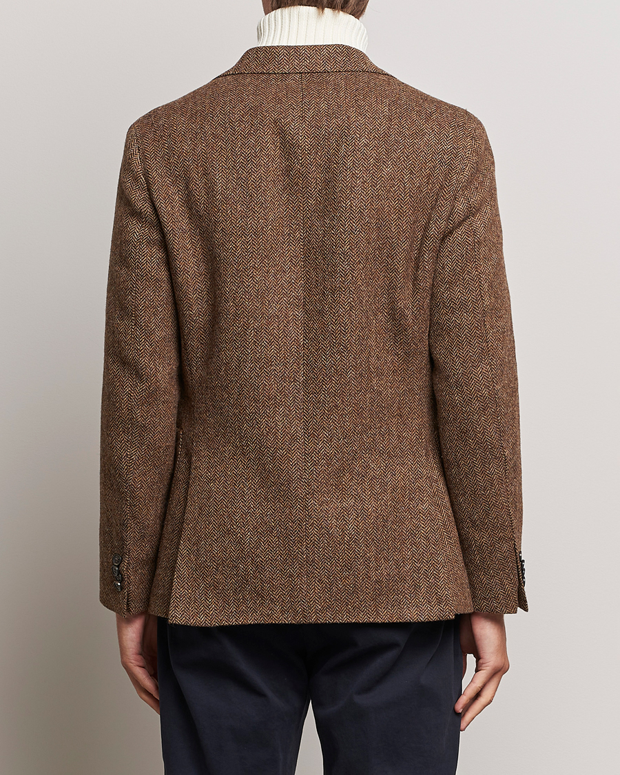 Mies | Pikkutakit | Oscar Jacobson | Fogerty Moon Herringbone Tweed Blazer Beige