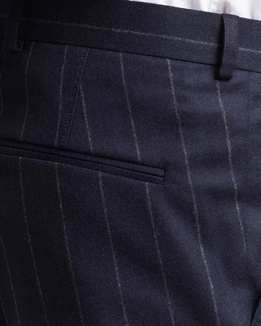 Mies | Puvut | Oscar Jacobson | Fogerty Denz Pinstripe Wool Suit Navy