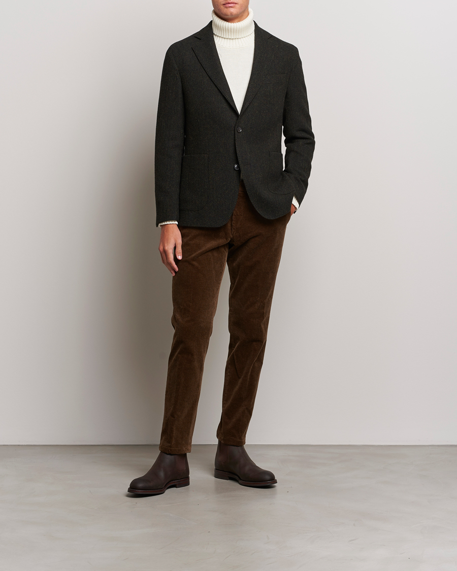 Mies | Housut | Oscar Jacobson | Denz Corduroy Trousers Camel