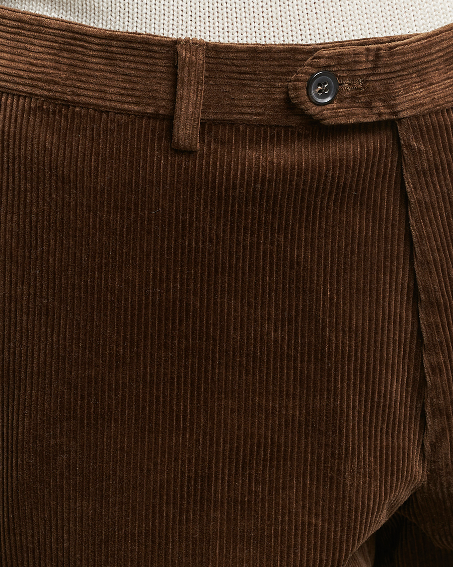 Mies | Housut | Oscar Jacobson | Denz Corduroy Trousers Camel