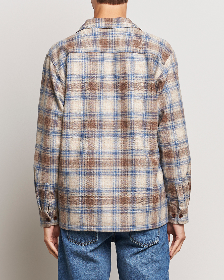 Mies | Kauluspaidat | Nudie Jeans | Vincent Wool Checked Overshirt Multi