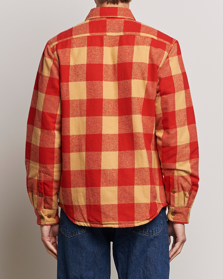 Mies | Takit | Nudie Jeans | Glenn Padded Checked Shirt Jacket Red
