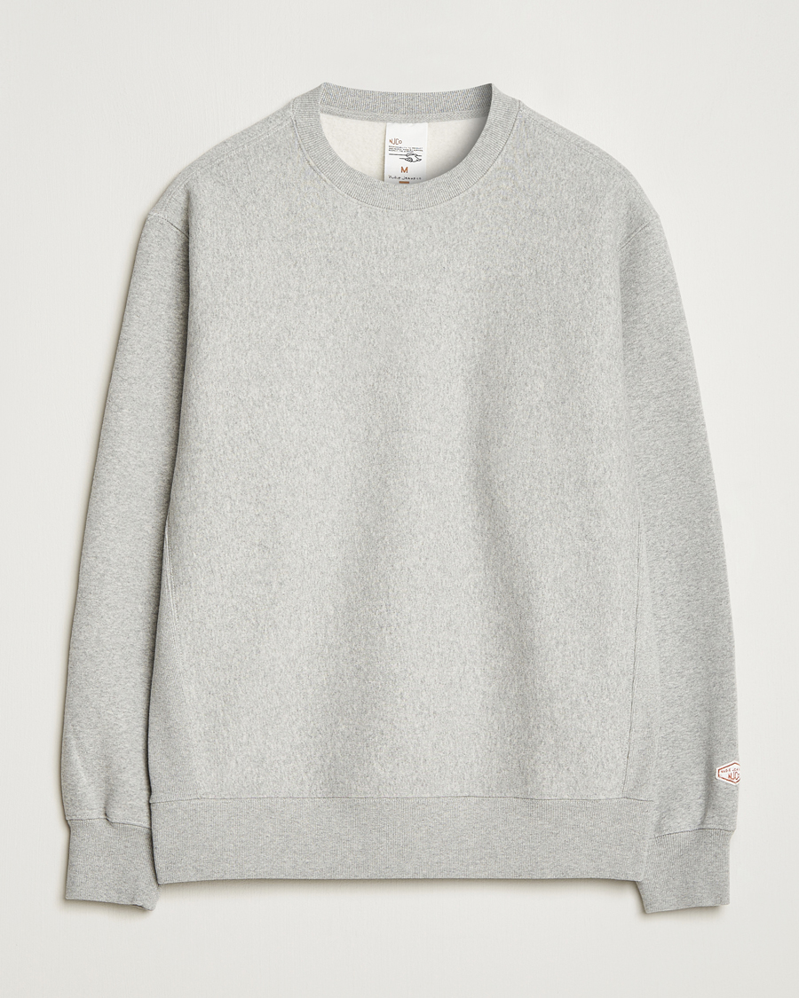 Mies | Puserot | Nudie Jeans | Hasse Crew Neck Sweatshirt Grey Melange