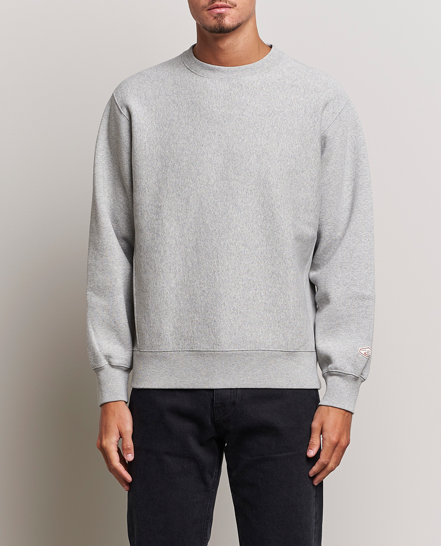 Mies | Puserot | Nudie Jeans | Hasse Crew Neck Sweatshirt Grey Melange