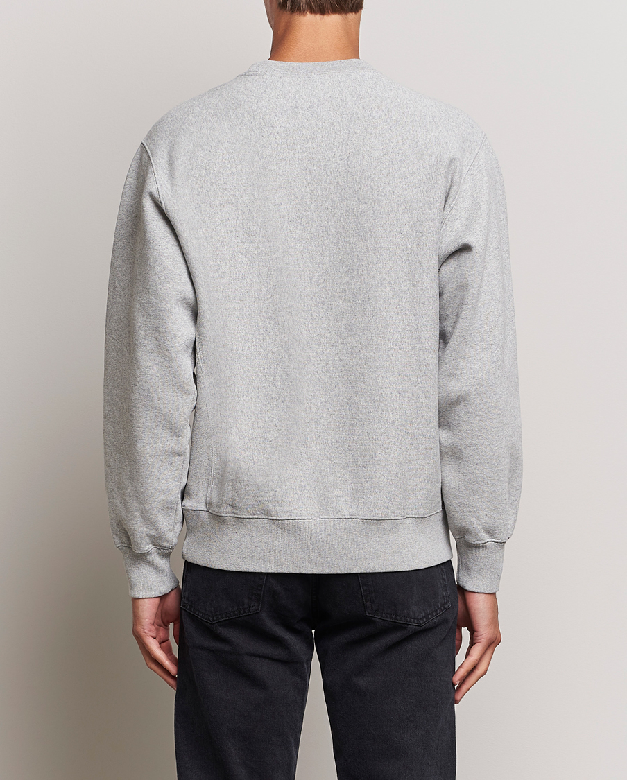 Mies | Puserot | Nudie Jeans | Hasse Crew Neck Sweatshirt Grey Melange