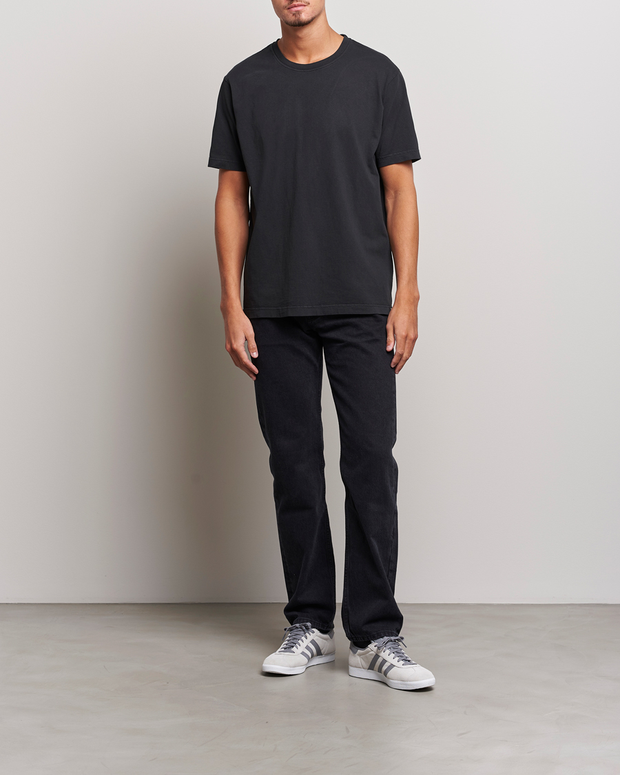 Mies | T-paidat | Nudie Jeans | Uno Everyday Crew Neck T-Shirt Black