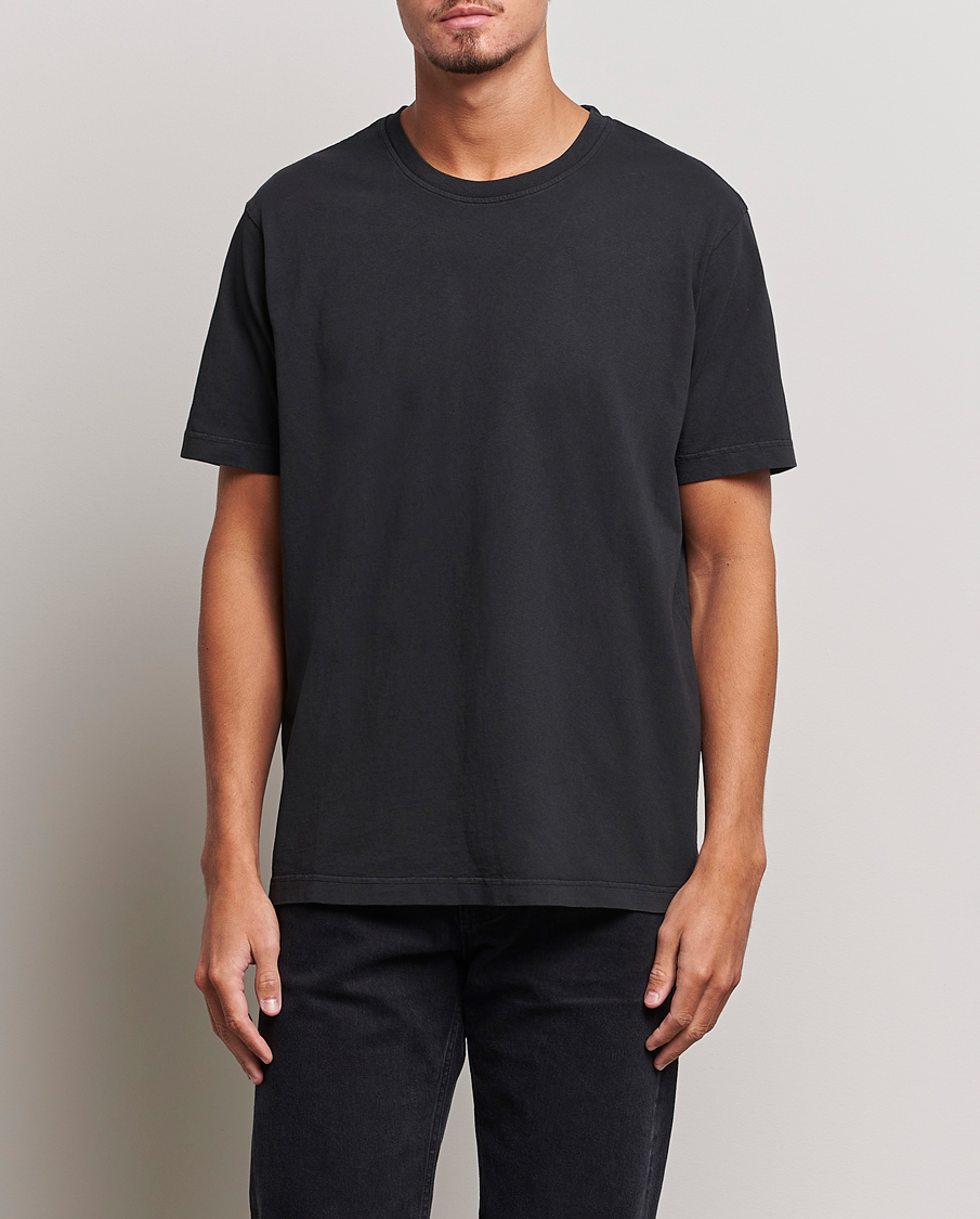 Mies | Nudie Jeans | Nudie Jeans | Uno Everyday Crew Neck T-Shirt Black
