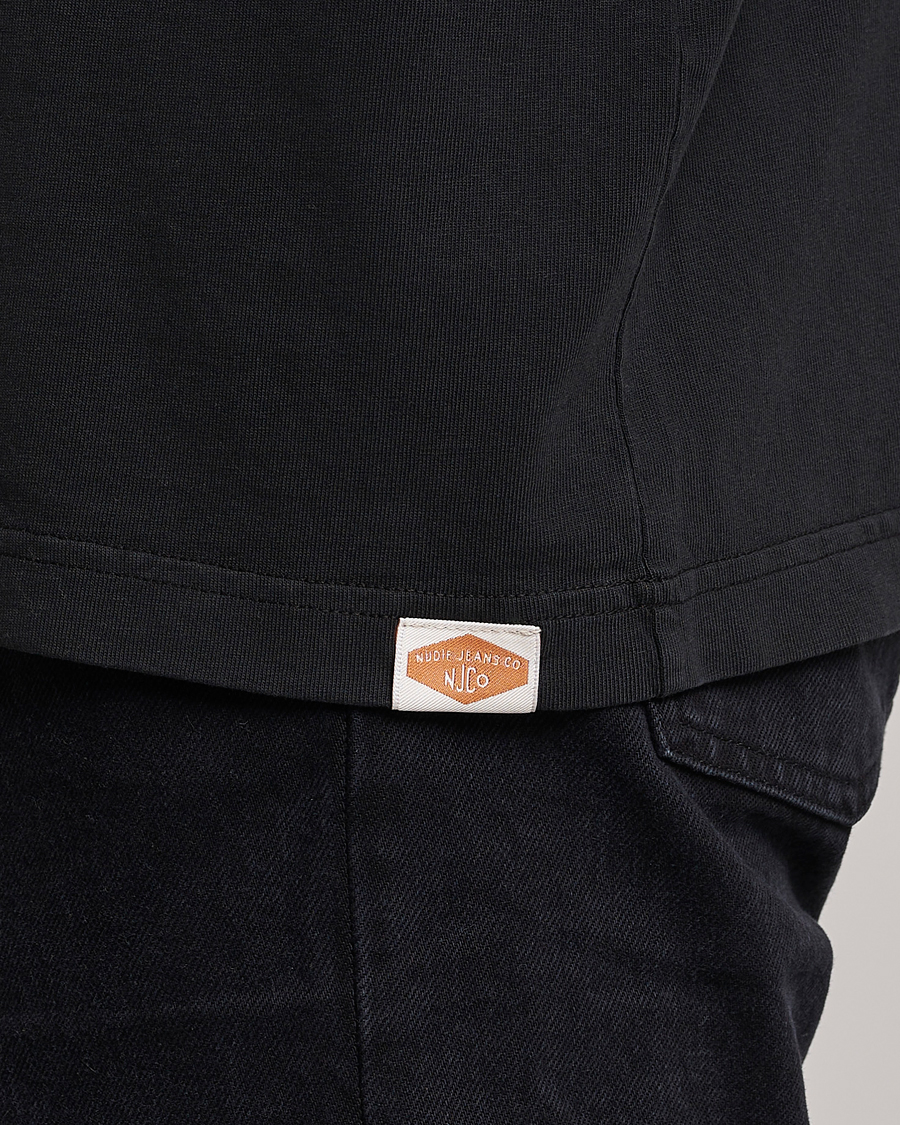 Mies | T-paidat | Nudie Jeans | Uno Everyday Crew Neck T-Shirt Black