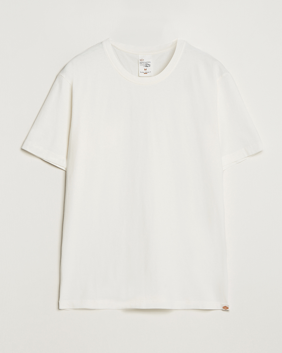 Mies | T-paidat | Nudie Jeans | Uno Everyday Crew Neck T-Shirt Chalk White
