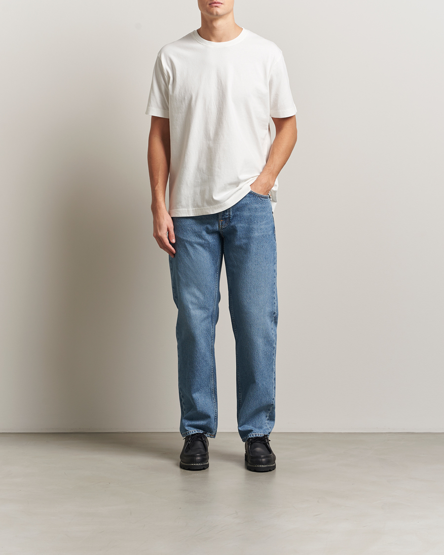 Mies | T-paidat | Nudie Jeans | Uno Everyday Crew Neck T-Shirt Chalk White
