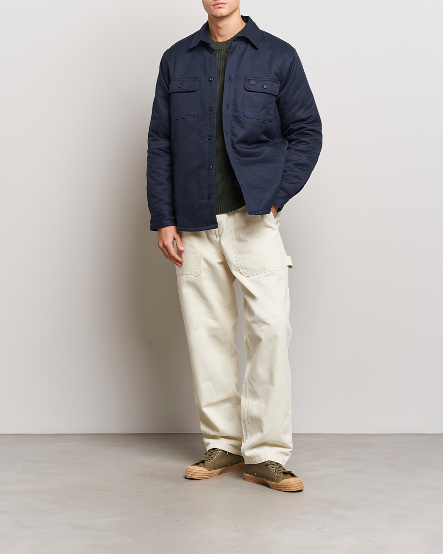 Mies | Takit | Nudie Jeans | Glenn Padded Shirt Jacket Navy