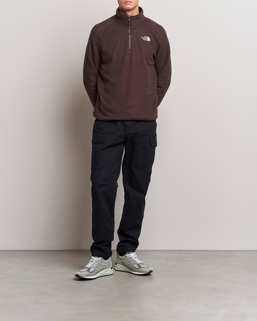 Mies | Puserot | The North Face | 100 Glacier 1/4 Zip Coal Brown