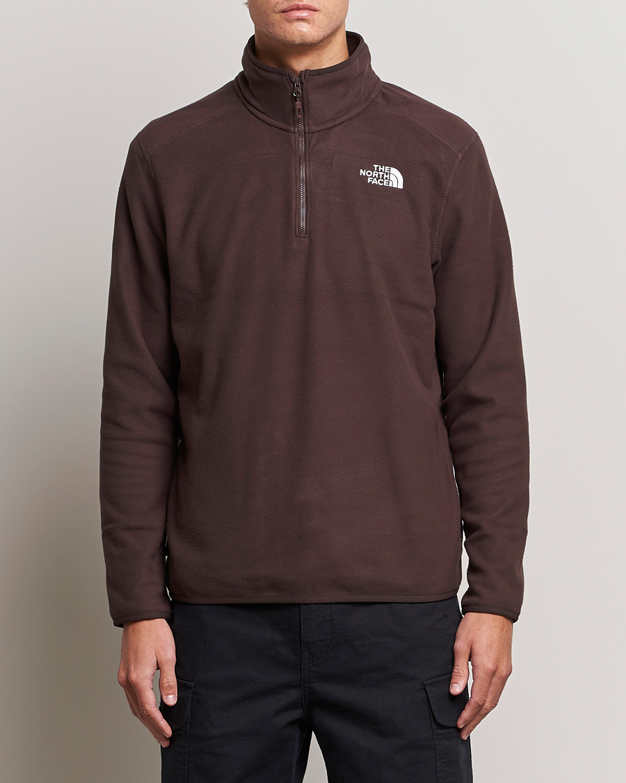 Mies | The North Face | The North Face | 100 Glacier 1/4 Zip Coal Brown