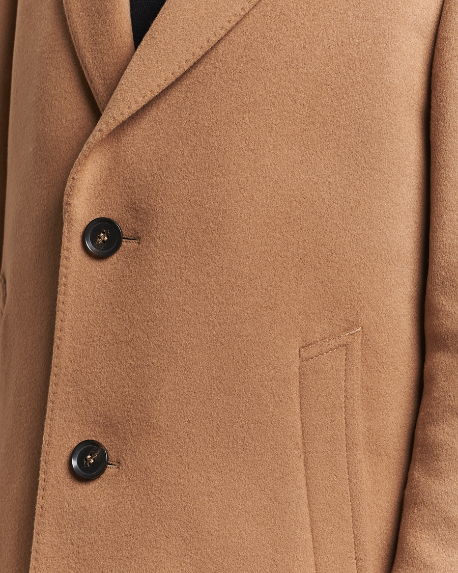Mies | Takit | Oscar Jacobson | Shaw Wool/Cashmere Coat Camel