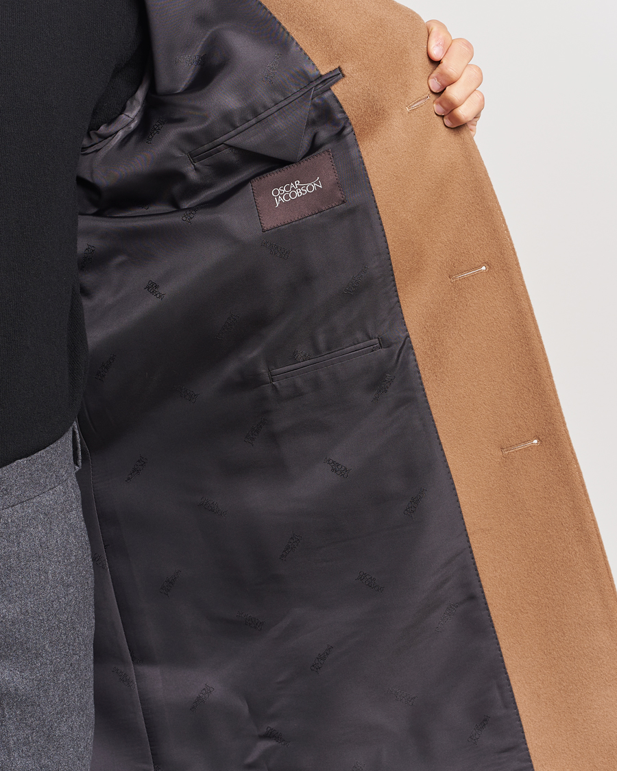 Mies | Takit | Oscar Jacobson | Shaw Wool/Cashmere Coat Camel