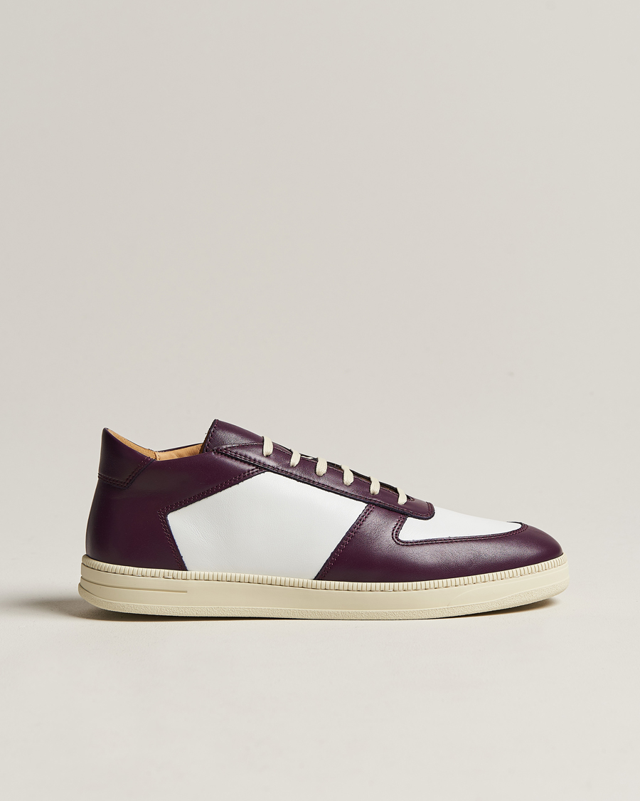 Mies | CQP | CQP | Cingo Leather Sneaker Eggplant/White
