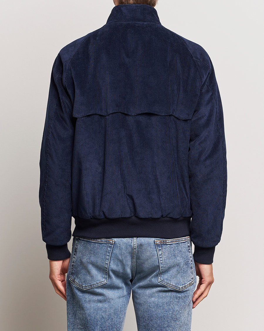 Mies | Takit | Baracuta | G9 Pocket Padded Cord Harrington Jacket Navy