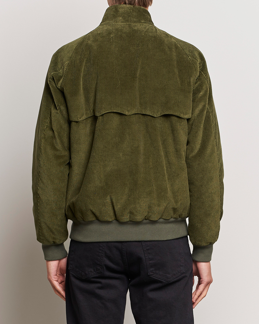 Mies | Takit | Baracuta | G9 Pocket Padded Cord Harrington Jacket Olive