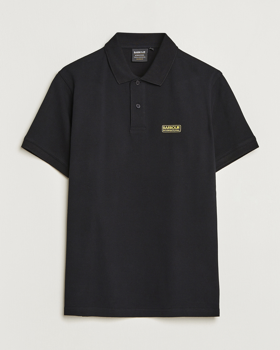 Mies | Pikeet | Barbour International | Essential Polo Black