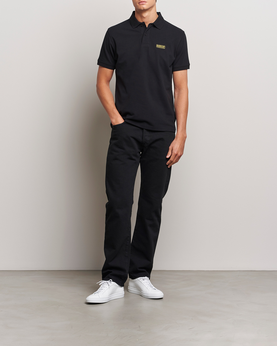Mies | Pikeet | Barbour International | Essential Polo Black