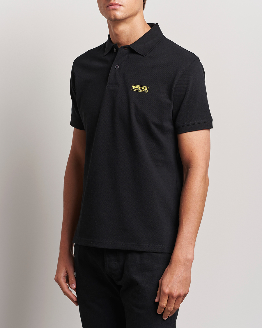 Mies | Pikeet | Barbour International | Essential Polo Black