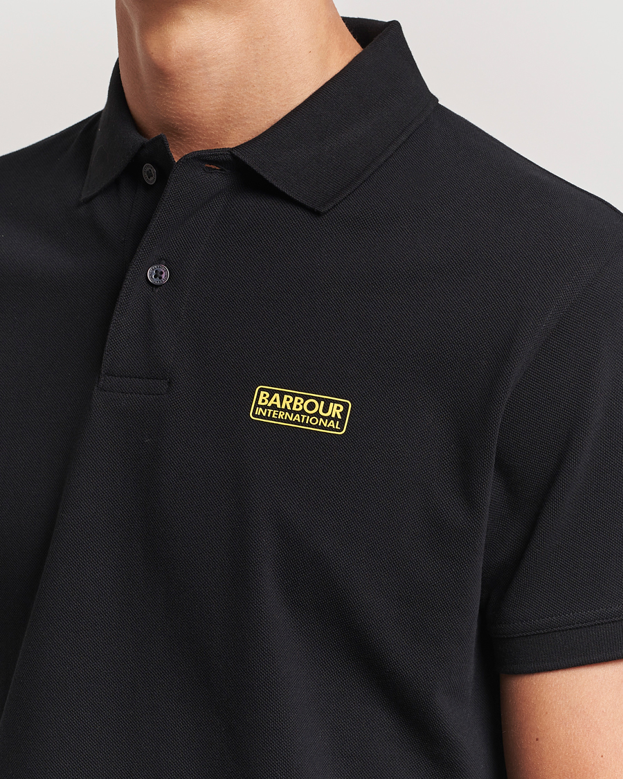 Mies | Pikeet | Barbour International | Essential Polo Black