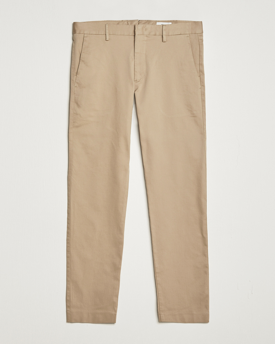 Mies | Housut | NN07 | Theo Regular Fit Stretch Chinos Khaki