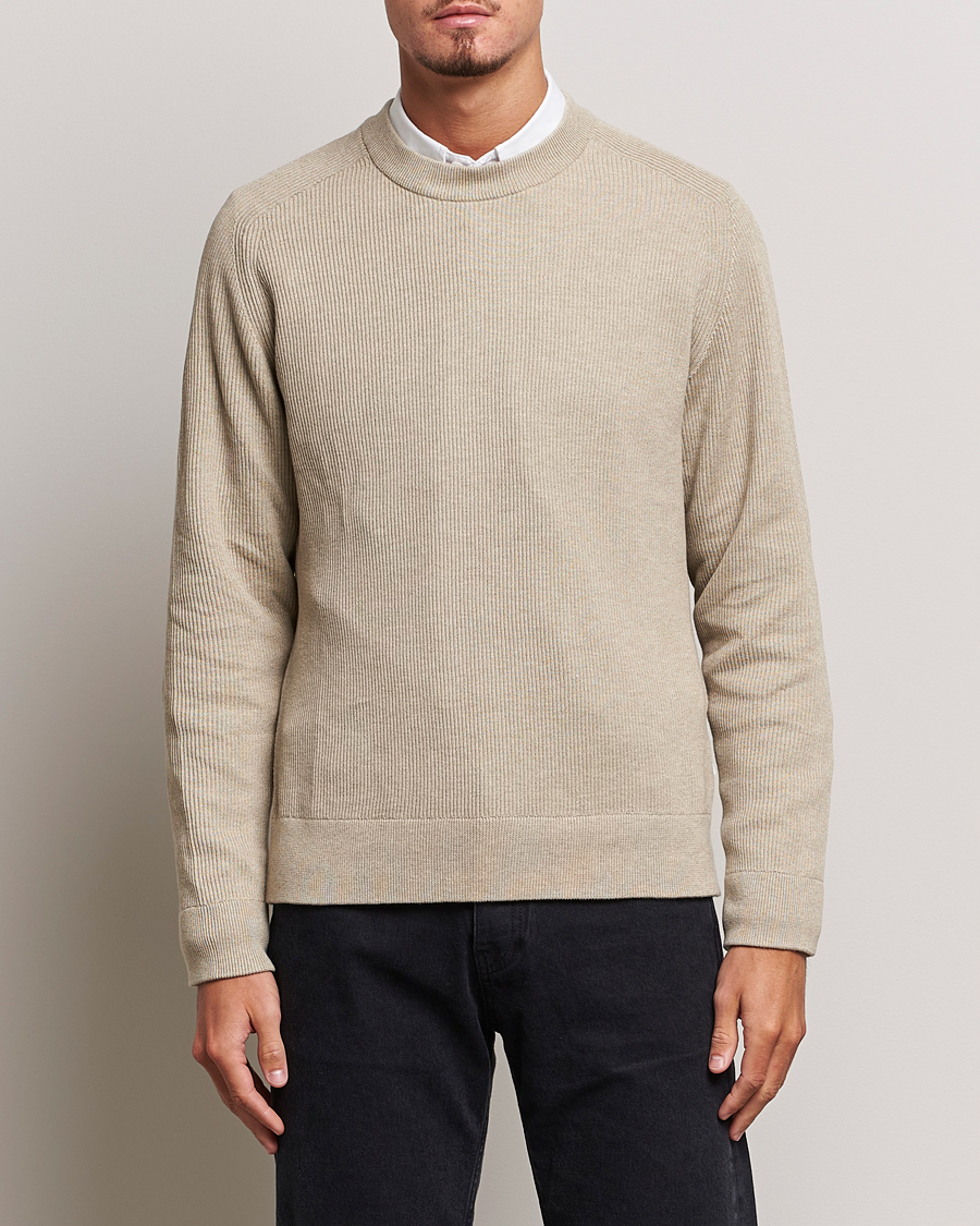 Mies |  | NN07 | Kevin Cotton Knitted Sweater Khaki