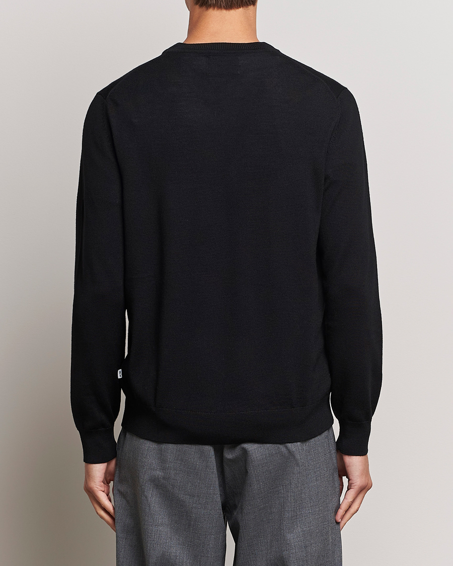 Mies | Puserot | NN07 | Ted Merino Crew Neck Pullover Black