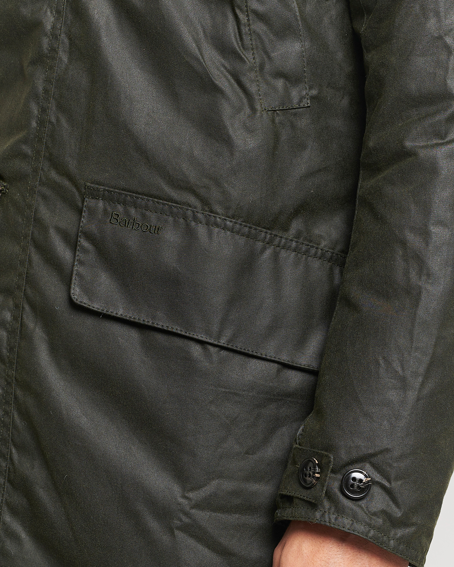 Mies | Takit | Barbour Lifestyle | Waxed Mac Coat Fern