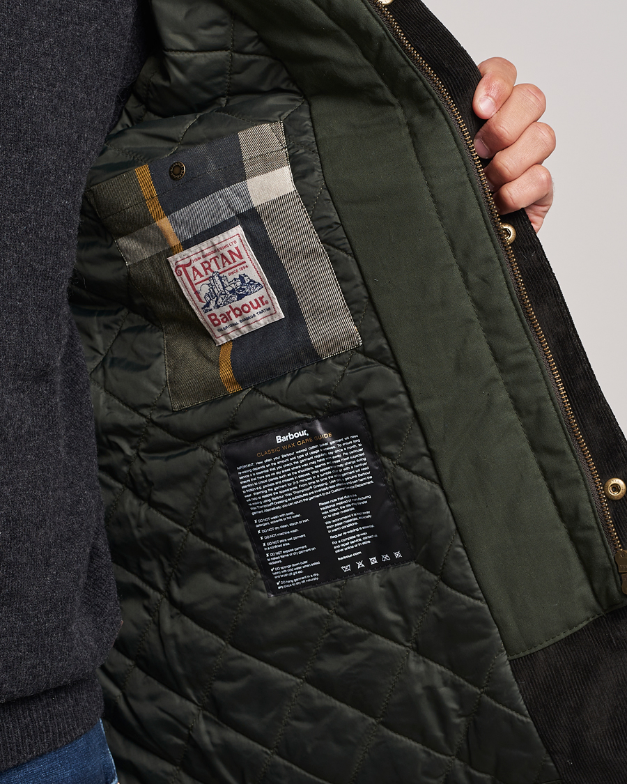 Mies | Takit | Barbour Lifestyle | Compton Wax Jacket Fern