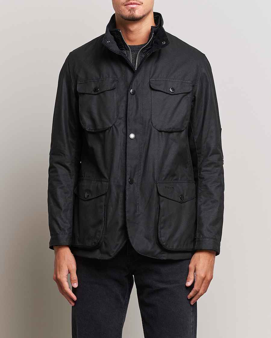 Mies | Barbour | Barbour Lifestyle | Ogston Waxed Jacket Black
