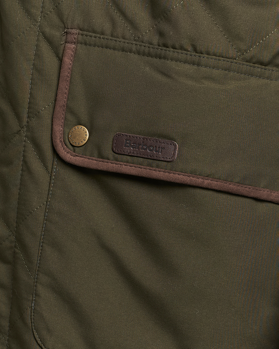 Mies | Takit | Barbour Lifestyle | Burton Quilt Waterproof Jacket Dark Olive