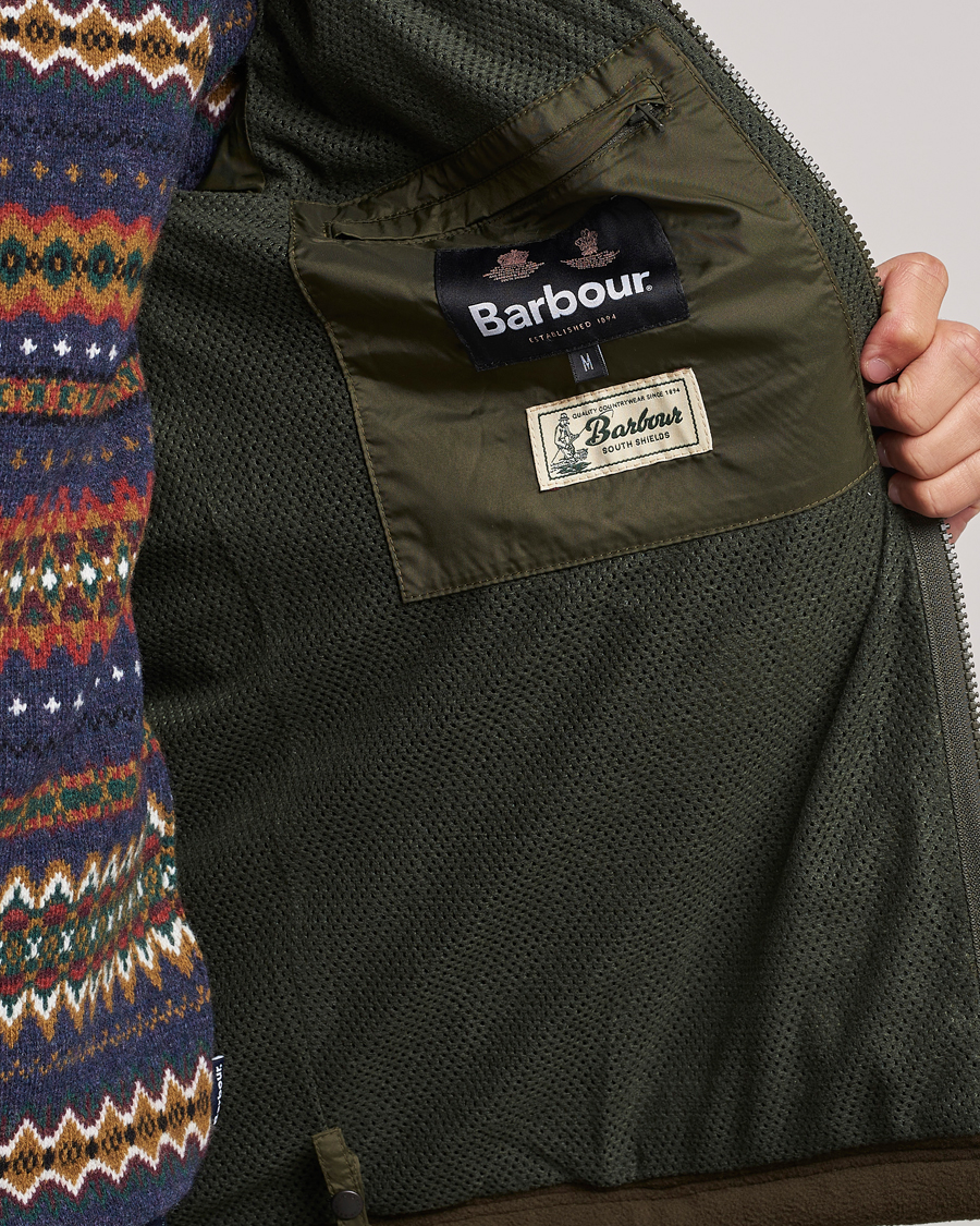 Mies | Takit | Barbour Lifestyle | Active Fleece Jacket Olive