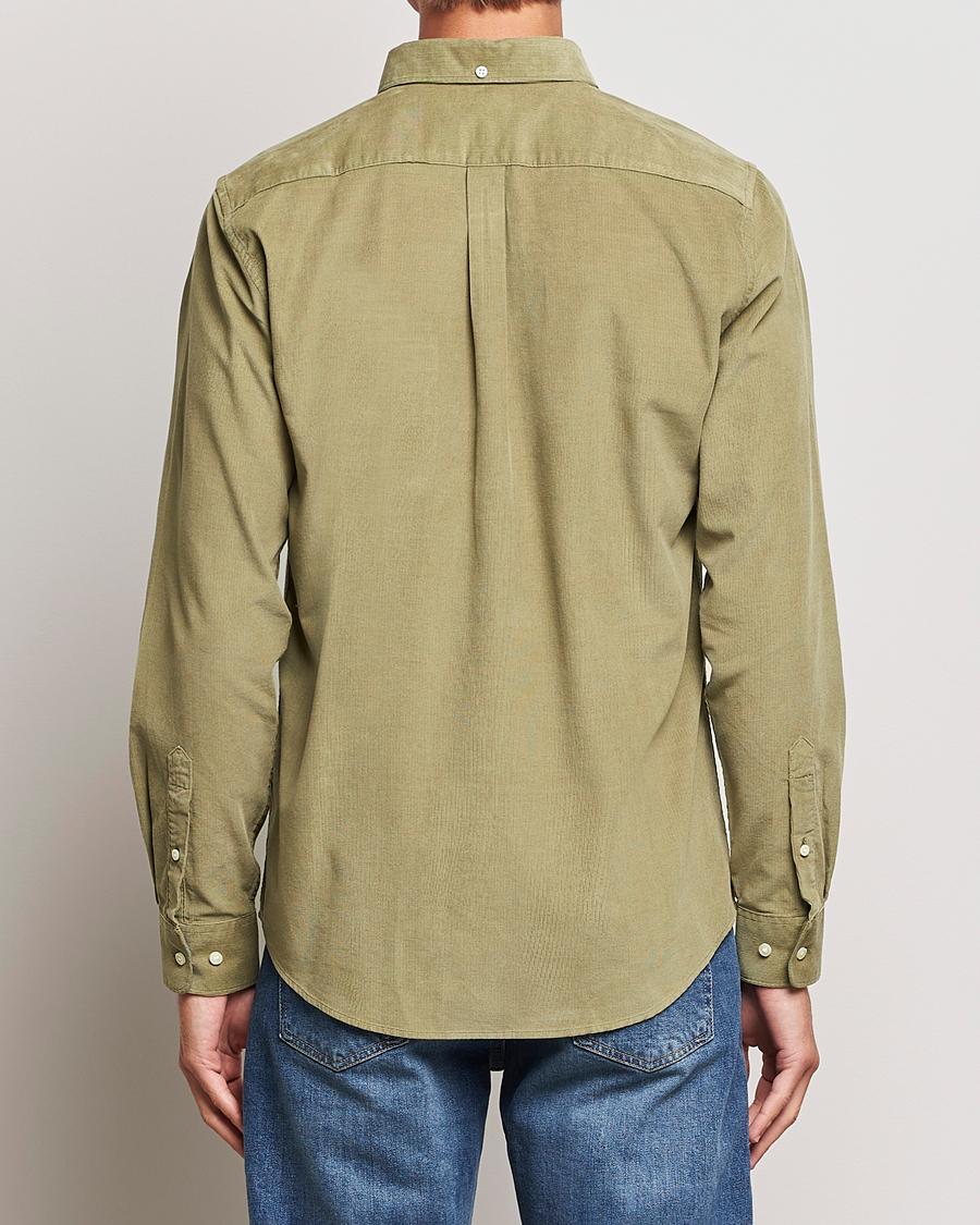 Mies | Kauluspaidat | Barbour Lifestyle | Ramsey Corduroy Shirt Bleached Olive