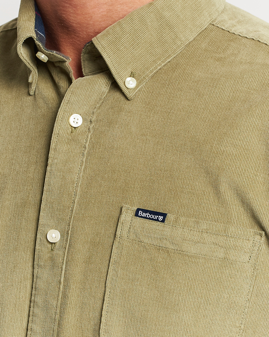Mies | Kauluspaidat | Barbour Lifestyle | Ramsey Corduroy Shirt Bleached Olive