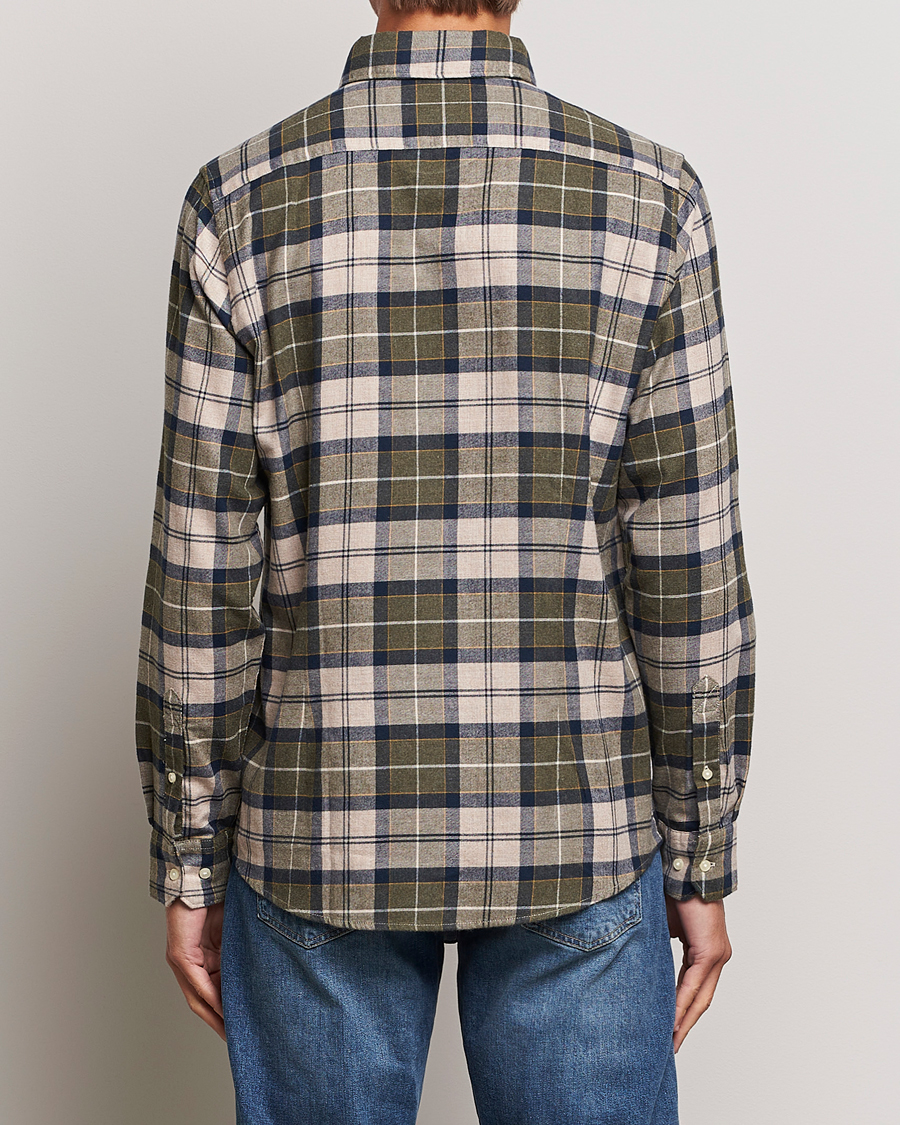 Mies | Kauluspaidat | Barbour Lifestyle | Flannel Check Shirt Forest Mist