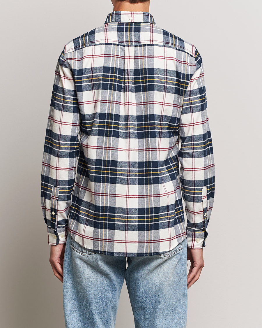 Mies | Kauluspaidat | Barbour Lifestyle | Ronan Flannel Check Shirt Ecru