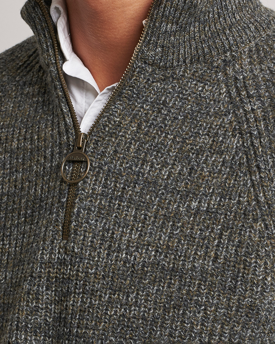 Mies | Puserot | Barbour Lifestyle | Horseford Knitted Halfzip Olive